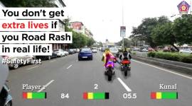 Mumbai police, mumbai police twitter, mumbai police twitter road safety, mumbai police road rash tweet, indian express, indian express trending news