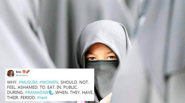 muslim women period ramxan, women shamed for eating ramzan, women on period shamed for eating in public, viral video, muslim women shamed, indian express, indian express news
