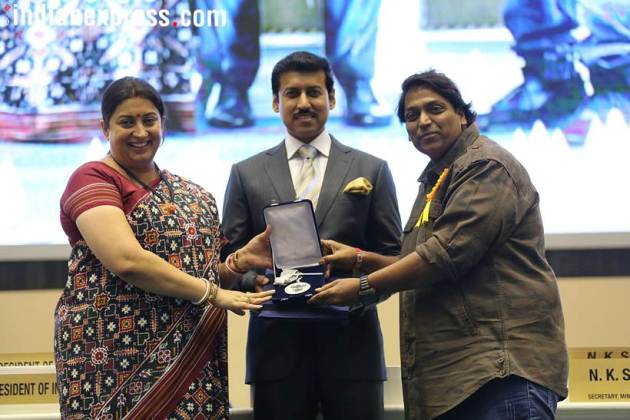 Ganesh Acharya at the National Film Awards