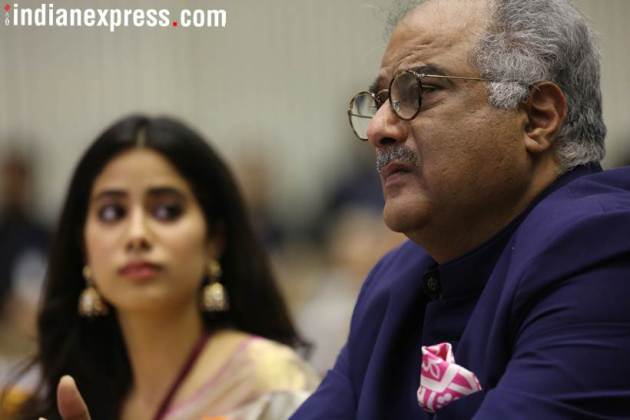 boney kapoor, janhvi kapoor accepted sridevi's national award