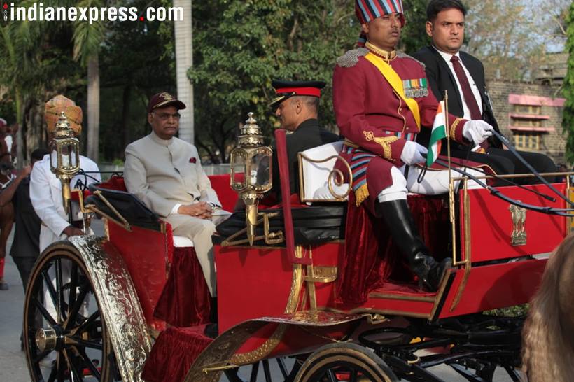 President Ram Nath Kovind reviews passing out parade of 134th course of NDA