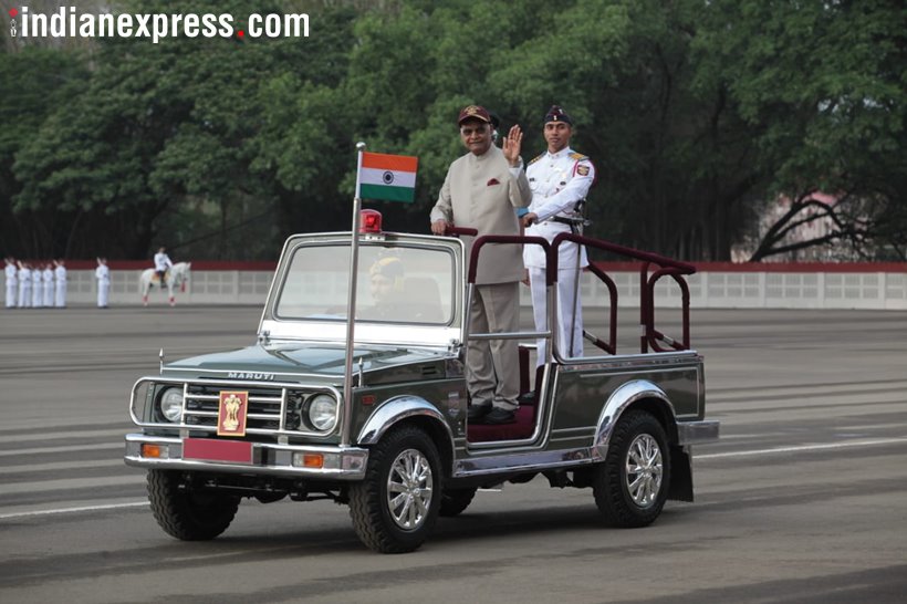 President Ram Nath Kovind reviews passing out parade of 134th course of NDA