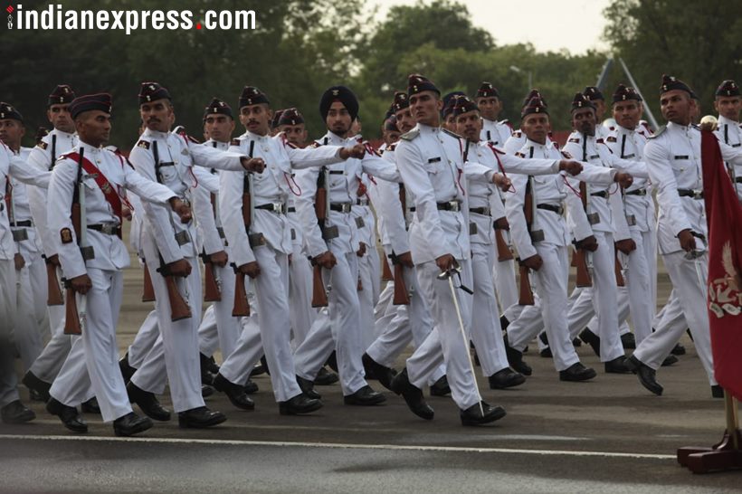 President Ram Nath Kovind reviews passing out parade of 134th course of NDA
