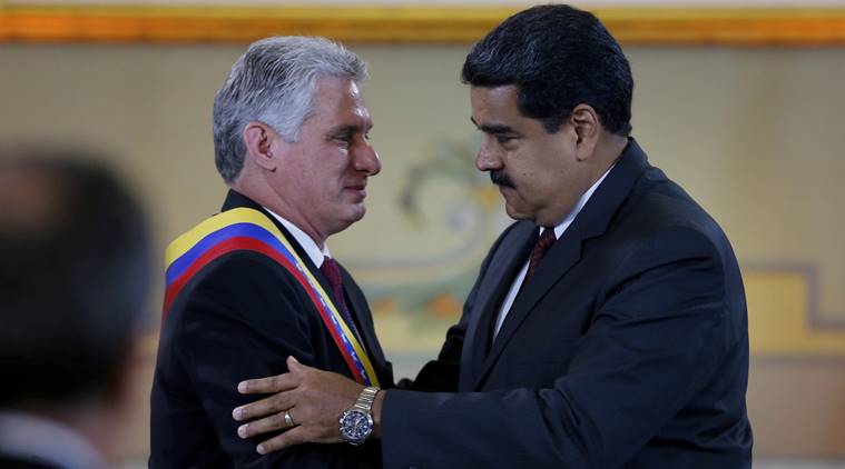 El nuevo líder cubano elogia a Nicolás Maduro por la visita «solidaria» a Venezuela
