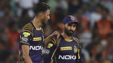 IPL 2018, Indian Premier League, Prasidh Krishna, Prasidh Krishna KKR, Prasidh Krishna Kolkata Knight Riders, KKR vs SRH, sports news, IPL news, Indian Express