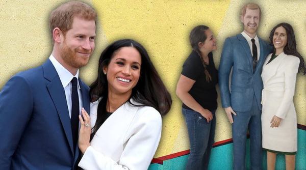 meghan markle, prince harry, royal wedding, royal wedding cake, prince harry life size cake, harry meghan wedding invite, harry meghan wedding details, harry meghan wedding cake, royal wedding updates, british royals, indian express
