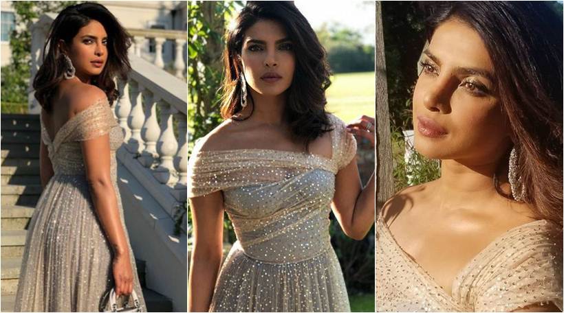 priyanka chopra at meghan markle and prince harry reception