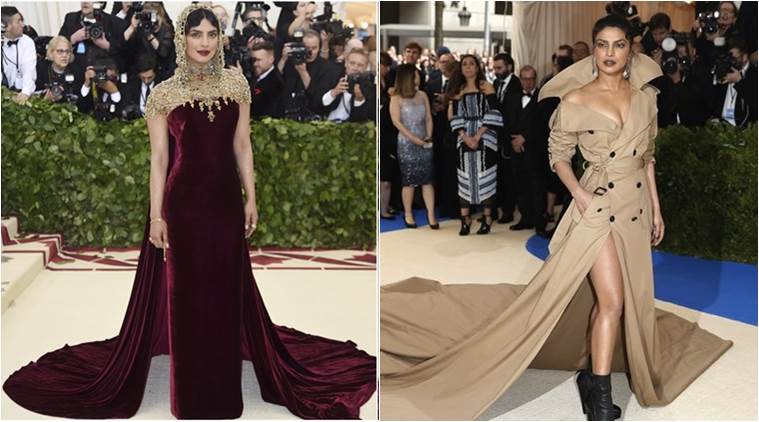 priyanka chopra, priyanka chopra met gala, priyanka chopra met gala appearance, priyanka chopra ralph lauren, priyanka chopra red carpet, indian express, indian express news