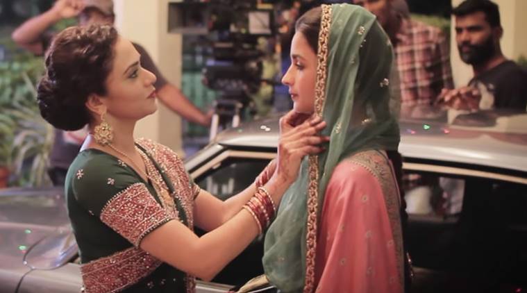 Amruta Khanvilkar and Alia Bhatt in Raazi