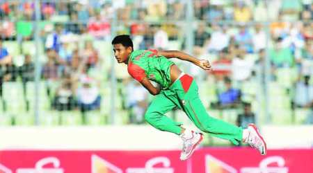 Mustafizur Rahman, Mustafizur Rahman Bangaldesh, Mustafizur Rahman injury, Bangladesh vs Afganistan, sports news, cricket, Indian Express
