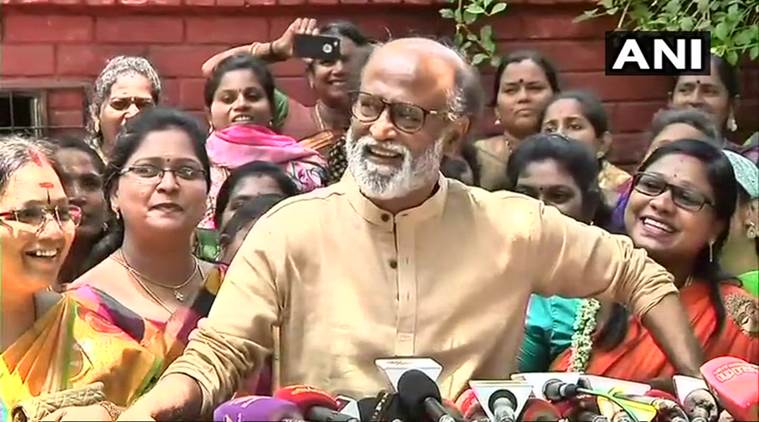 Rajinikanth, Rajinikanth on democracy, karnataka latest news, karnataka, karnataka news, yeddyurappa, yeddyurappa resigns, jds, congress, karnataka floor test, bjp, dk shivakumar, indian express