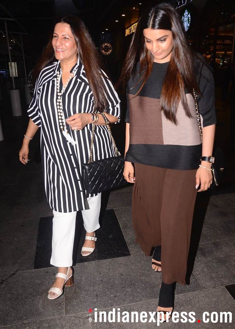 Ranveer mother Anju Bhavani and sister Ritika Bhavnani