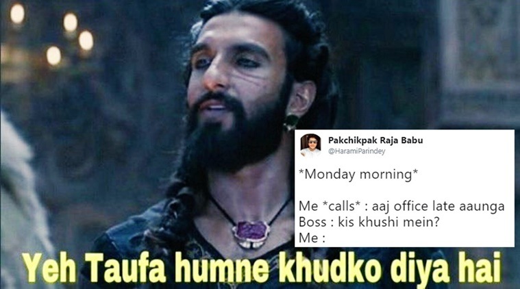 This scene from Padmaavat starring Ranveer Singh’s Allaudin Khilji has