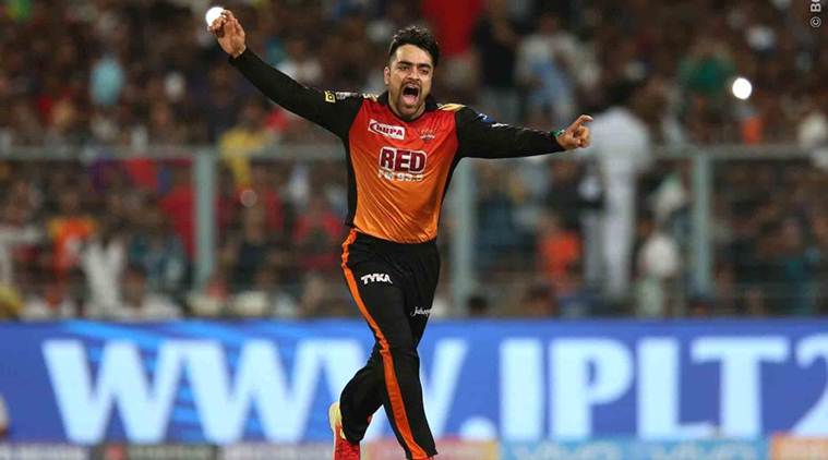 IPL 2018, Indian Premier League, Rashid Khan, SRH vs KKR, Kolkata Knight Riders, sports news, IPL news, Indian Express