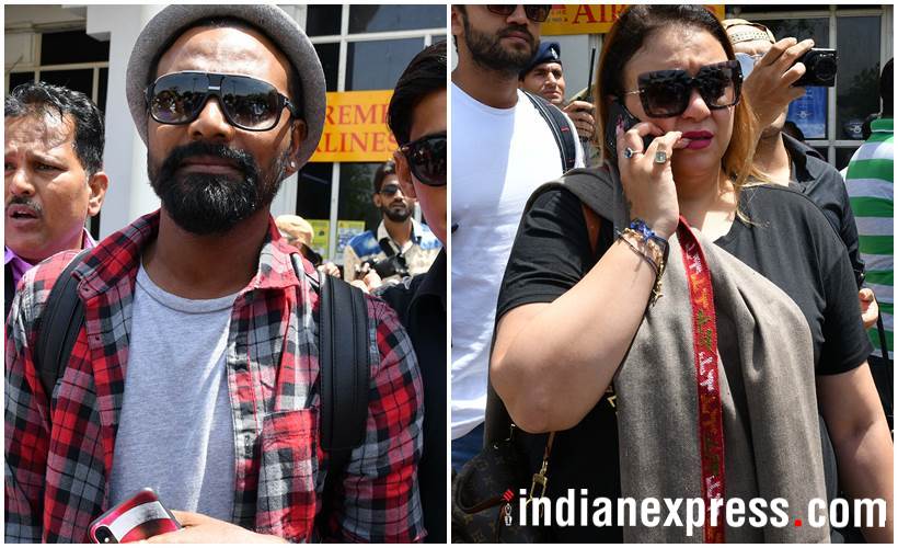 Remo D'souza and wife Lizelle D'souza