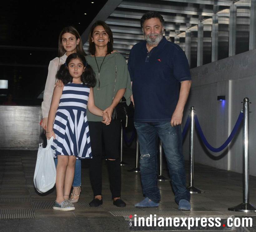 rishi kapoor family
