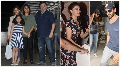 Celeb spotting: Rishi Kapoor, Jacqueline Fernandez, Rajkummar Rao ...