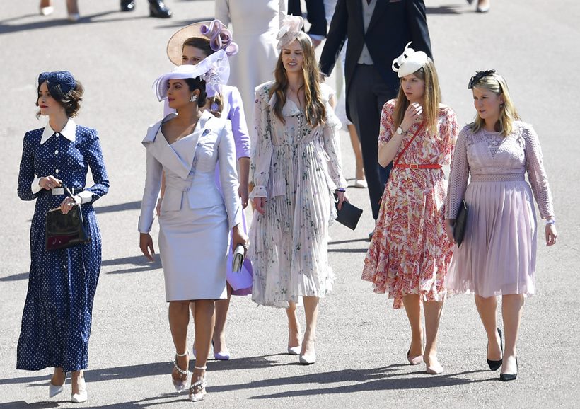 Priyanka Chopra attends Meghan Markle and Prince Harry wedding