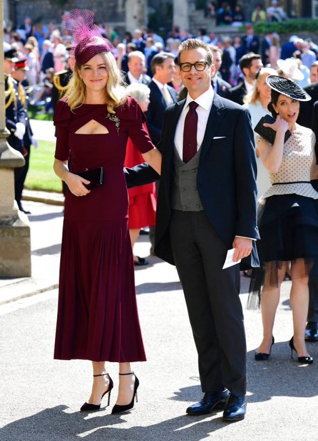 Gabriel Macht and wife Jacinda Barrett at royal wedding