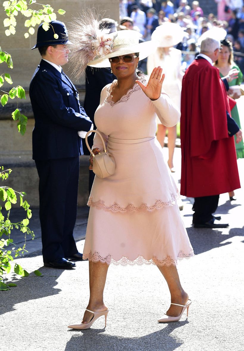Oprah Winfrey at Meghan Markle and Prince Harry wedding