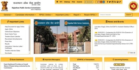 rpsc.rajasthan.gov.in, Rajasthan, Rajasthan Public Service Commision