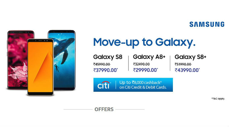 Samsung, Samsung Summer Sale, Samsung Galaxy S8, Samsung Galaxy S8 Plus, Samsung Galaxy A8 Plus, Paytm Mall, Galaxy One Max, Galaxy On7 Prime, Galaxy On Nxt, Mobikwik