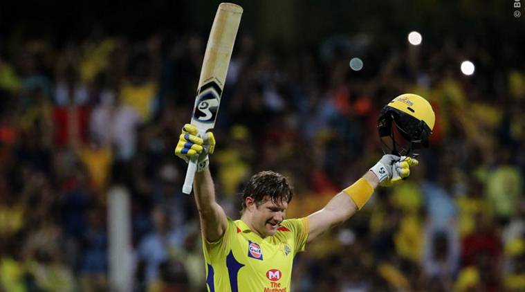 ipl 2018, csk vs srh, shane watson, shane watson hundred