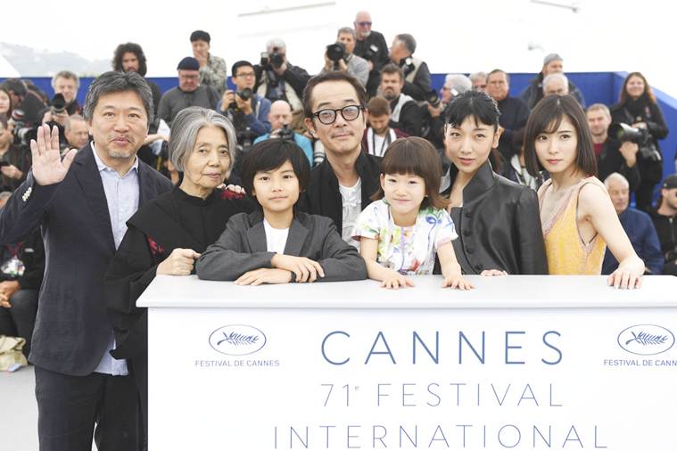 Star cast of japanese film Shoplifters
