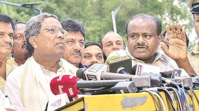Karnataka election 2018: Congress-JD(S) waves Goa at Governor
