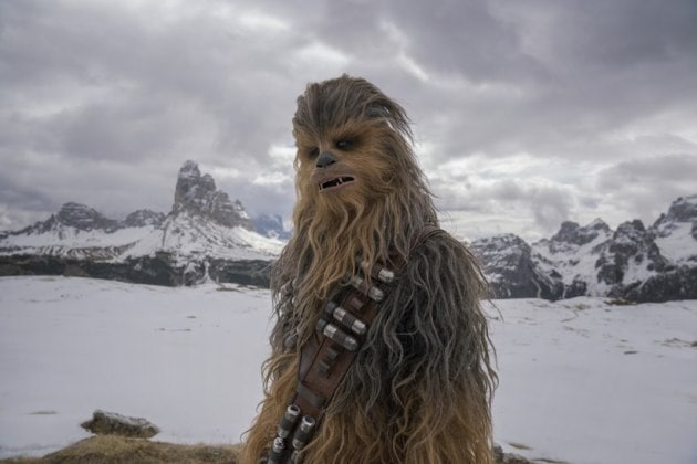 Joonas Suotamo is Chewbacca in SOLO: A STAR WARS STORY.