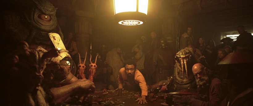 Donald Glover is Lando Calrissian in SOLO: A STAR WARS STORY.