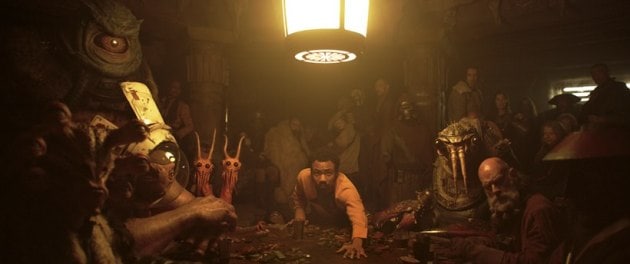 Donald Glover is Lando Calrissian in SOLO: A STAR WARS STORY.