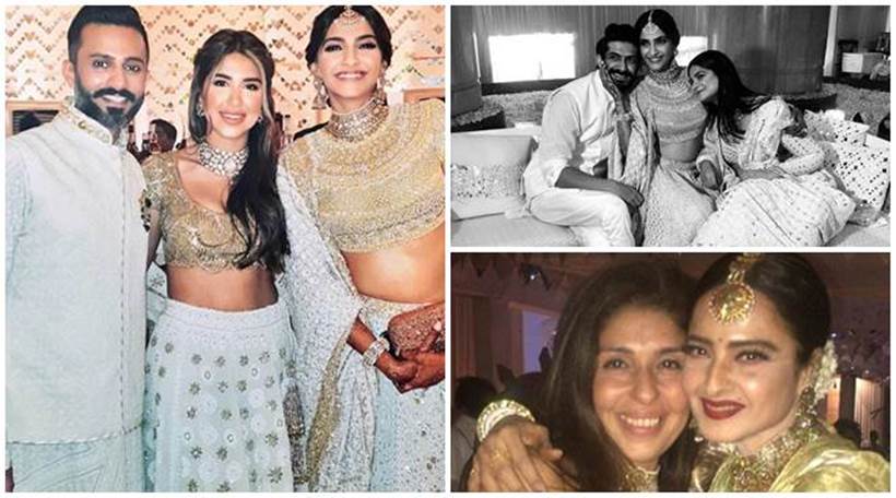 sonam kapoor anand ahuja mehendi inside photos