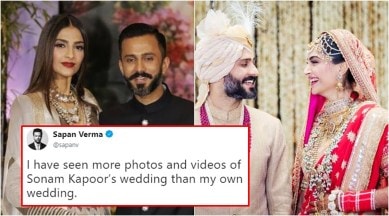 sonam kapoor, sonam kapoor wedding, sonam kapoor ki shaadi, sonam kapoor anand ahuja, sonam kapoor anand ahuja pics, sonam kapoor anand ahuja latest pics, sonam kapoor anand ahuja wedding pics, sonam kapoor anand ahuja photos latest, Indian express, Indian express News
