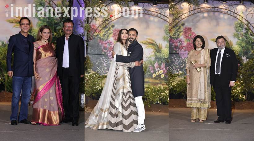 sonam kapoor and anand ahuja's reception