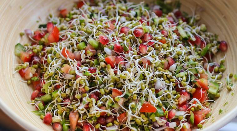 Express Recipes This ‘sprouted Moong Dal Salad Is A Healthy