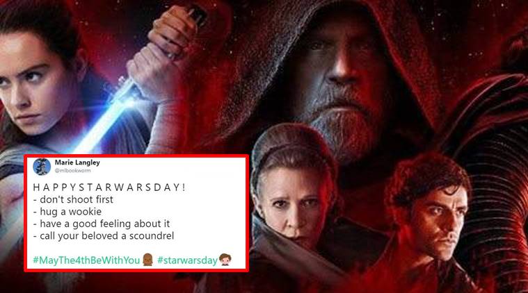 Star Wars Day 18 Netizens Greet Each Other With Maythe4thbewithyou Remembering Their Favourite Moments From The Epic Trending News The Indian Express