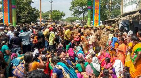 Anti-Sterlite protests in Tuticorin in Tamil Nadu