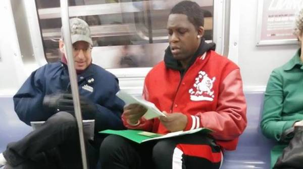 man learns math on subway, math problem solved in subway, math solved subway, subway math story, man sorts help in subway, viral story, indian express, indian express news