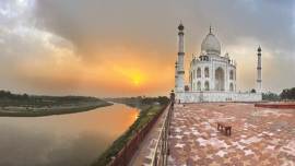 Earlier this month, the Supreme Court reprimanded the Archeological Survey of India (ASI) for failing to protect the Taj Mahal and suggested that experts be brought in from abroad to take over restoration efforts. (Express photo/Abhinav Saha)