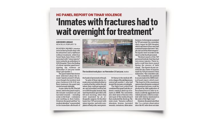 Delhi High Court orders CBI probe into violence at Tihar