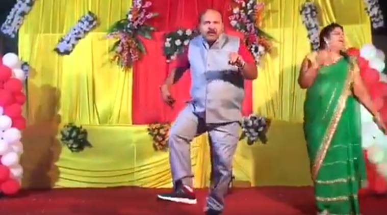 dancing uncle, sanjeev srivastava, Madhya Pradesh professor, viral video, Vidisha Municipal Corporation, aap ke aa jane se, Govinda song, indian express news