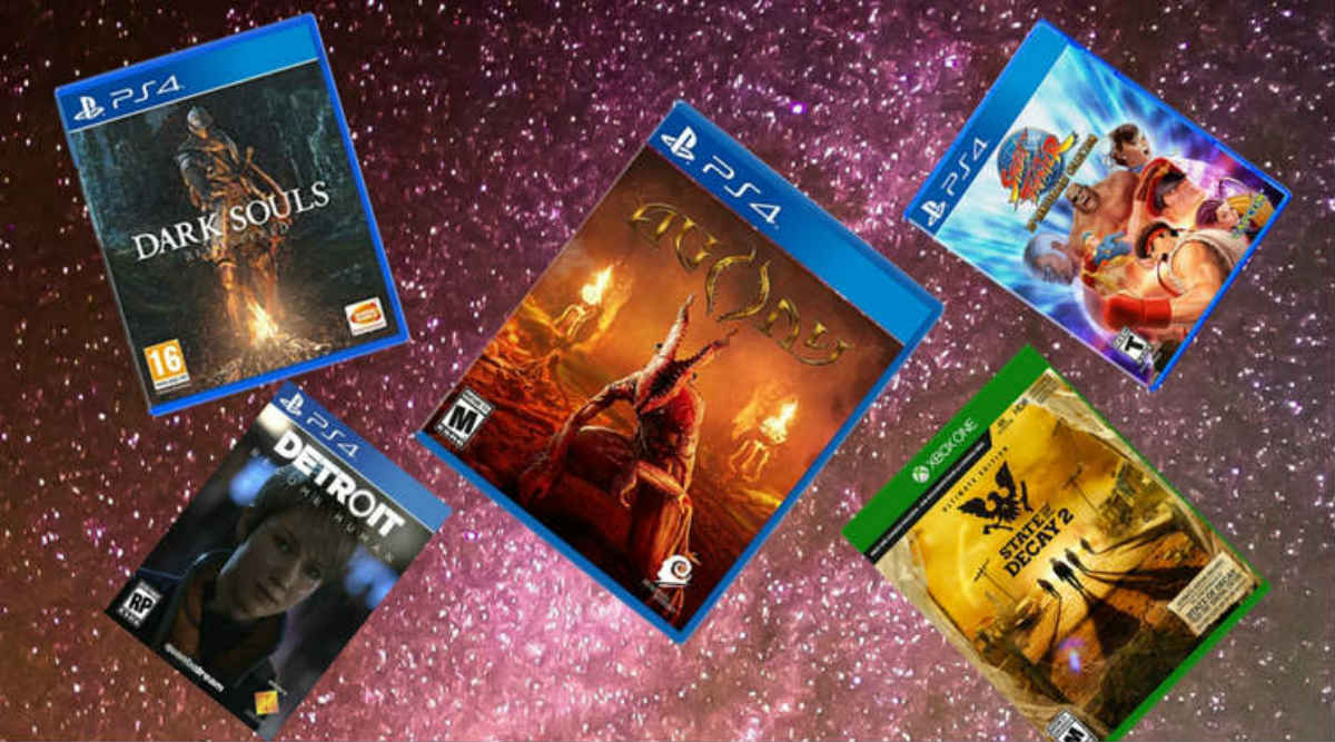 Top 5 video games May 2018, agony, detroit become human, street fighter, state of decay 2, dark souls