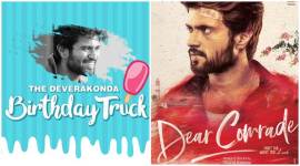 Vijay Deverakonda Dear Comrade first look ice cream truck