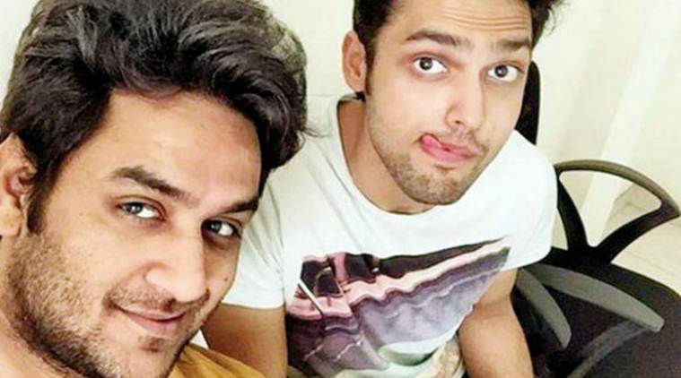 Image result for parth samthaan and vikas gupta