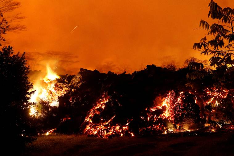 hawaii, volcano, lawa, kilauea volcano, hawaii volcano eruption, hawaii volcano latest news, indian express