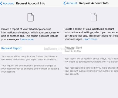 WhatsApp, WhatsApp Account Info, WhatsApp Request Account Info, WhatsApp new feature, WhatsApp iOS feature, WhatsApp download data