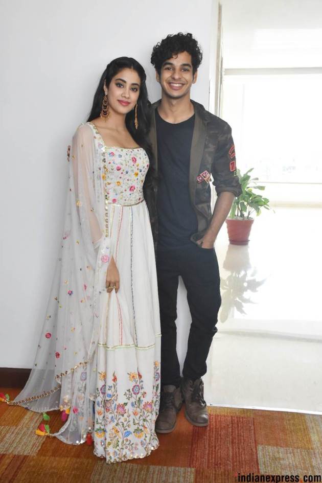 janhvi kapoor and ishaan khatter in jaipur