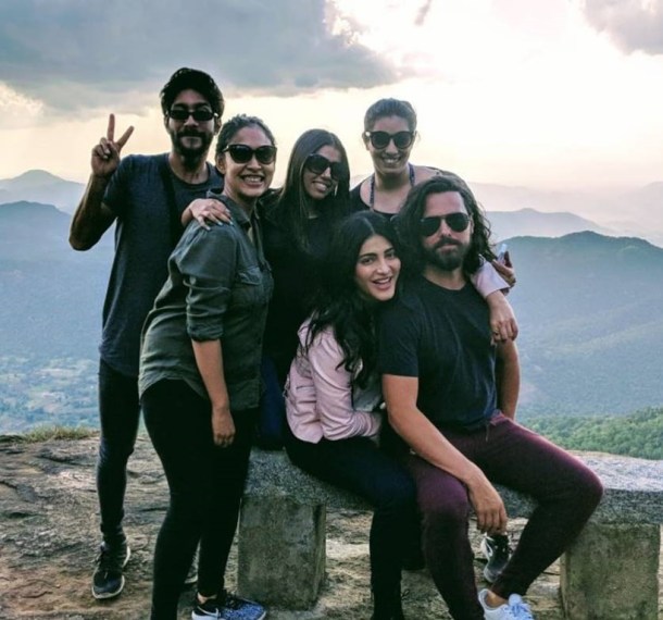 shruti haasan vacation with boyfriend