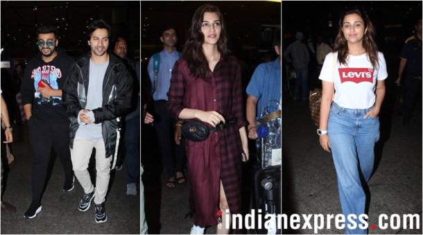 kriti sanon, varun dhawan, arjun kapoor